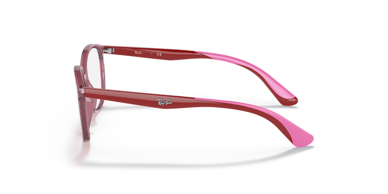Ray-Ban Youth 0RY1598 in Transparent Red - Alternate View