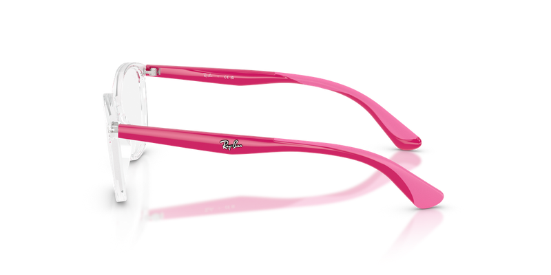 Ray-Ban Youth 0RY1598 in Transparent - Back View