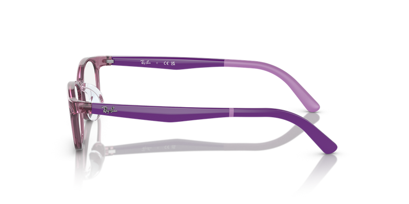 Ray-Ban Youth 0RY1613D in Transparent Purple - Alternate View