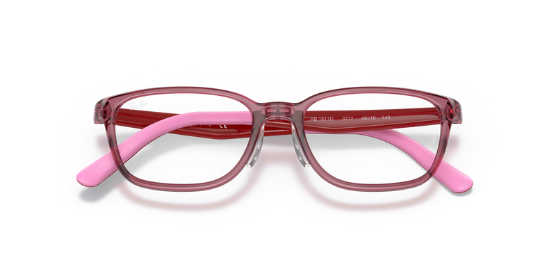 Ray-Ban Youth 0RY1617D in Dark Transparent Pink - Alternate View