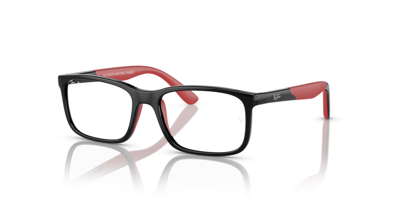 Ray-Ban Youth 0RY1621F in Black On Red - Front View