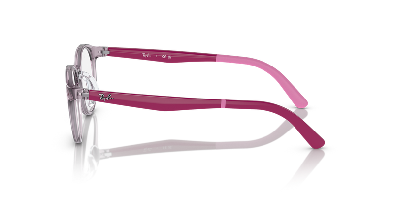 Ray-Ban Youth 0RY1625D in Transparent Pink - Alternate View