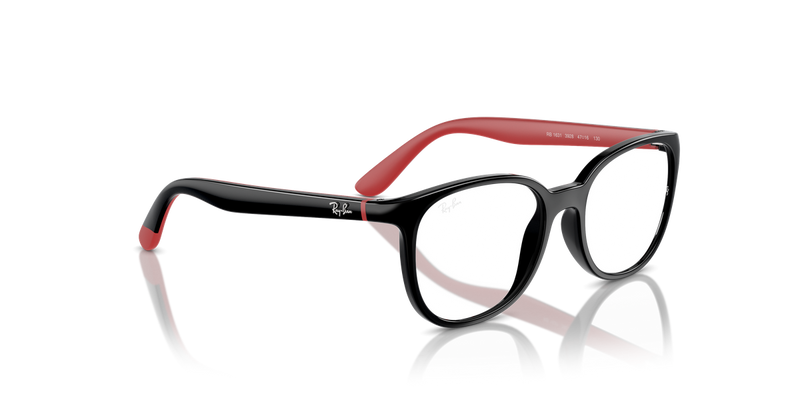 Ray-Ban Youth 0RY1631 in Black On Red - Alternate View