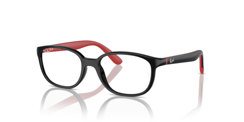 Ray-Ban Youth 0RY1632F in Black On Red - Front View
