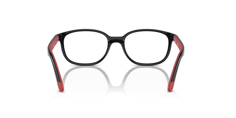 Ray-Ban Youth 0RY1632F in Black On Red - Temple Detail