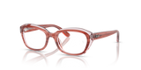 Striped Pink On Transparent Pink / Clear (3988)