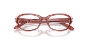 Striped Pink On Transparent Pink / Clear (3988)
