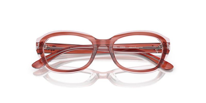 Ray-Ban Youth 0RY1636 in Striped Pink On Transparent Pink - Alternate View