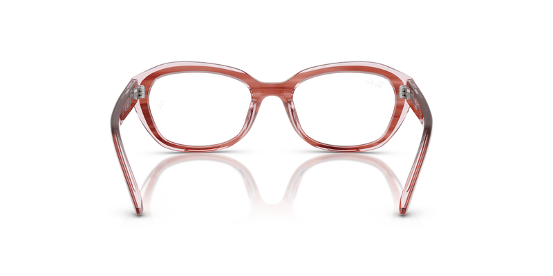 Ray-Ban Youth 0RY1636 in Striped Pink On Transparent Pink - Alternate View