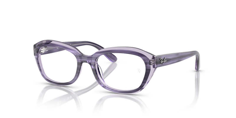 Ray-Ban Youth 0RY1636 in Striped Violet On Transparent Violet - Alternate View