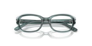 Striped Green On Transparent Green / Clear (3990)