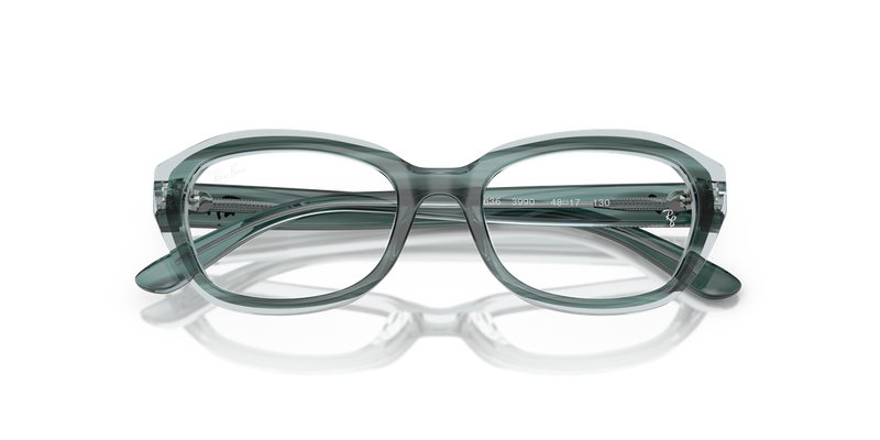 Ray-Ban Youth 0RY1636 in Striped Green On Transparent Green - Alternate View