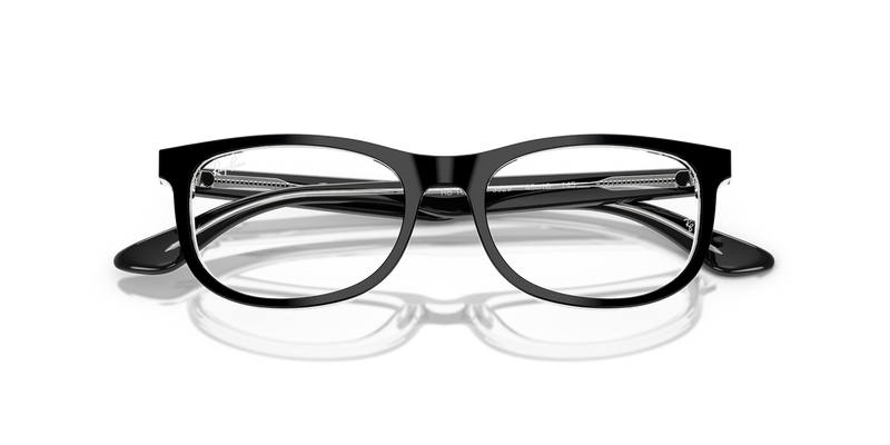 Ray-Ban Youth 0RY1642F in Black On Transparent - Alternate View