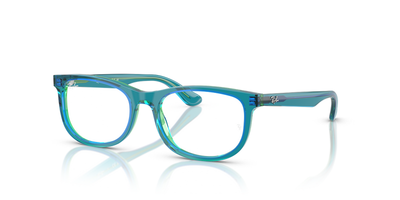 Ray-Ban Youth 0RY1642F in Transparent Blue & Green - Alternate View