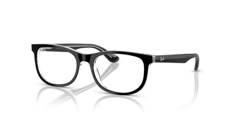 Ray-Ban Youth 0RY1642 in Black On Transparent - Alternate View