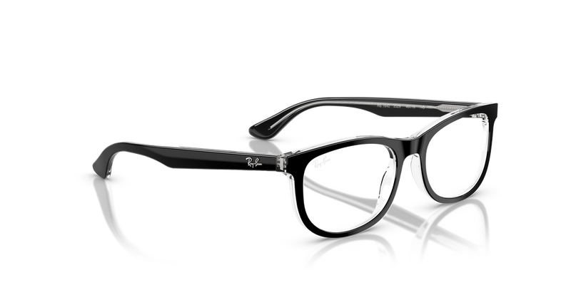 Ray-Ban Youth 0RY1642 in Black On Transparent - Alternate View
