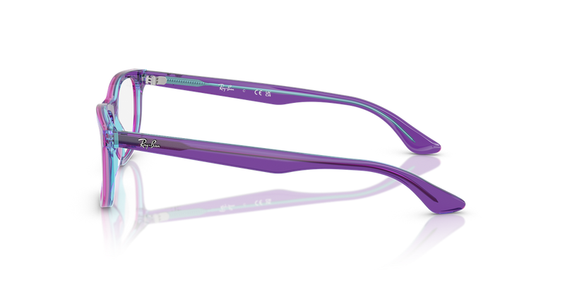 Ray-Ban Youth 0RY1642 in Transparent Violet & Light Blue - Alternate View