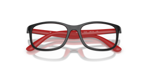 Black On Rubber Red / Clear (3928)