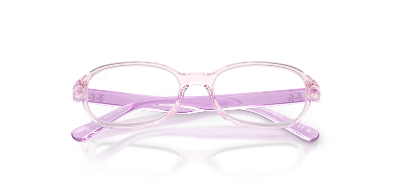 Ray-Ban Youth 0RY1904 in Transparent Pink - Side View