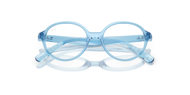 Ray-Ban Youth 0RY1905F in Transparent Blue - Side View