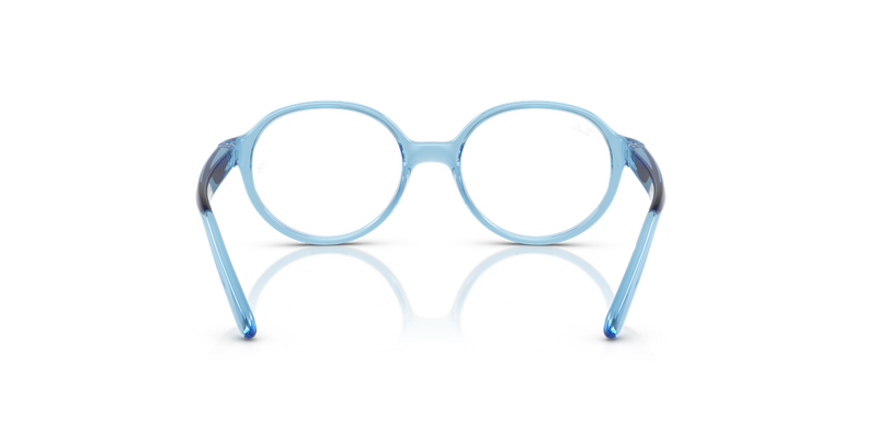 Ray-Ban Youth 0RY1905F in Transparent Blue - Temple Detail