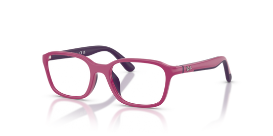 Ray-Ban Youth RY1906 - Fucsia & Rubber Violet / Clear (3933)