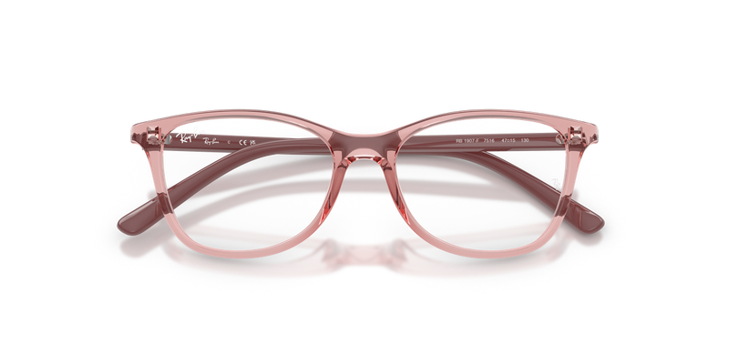 Ray-Ban Youth RY1907F in Transparent Pink - Alternate View