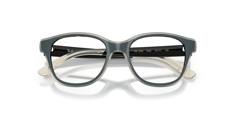 Ray-Ban Youth 0RY1950 in Black On Transparent - Alternate View
