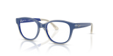 Blue On Transparent / Clear (7203)