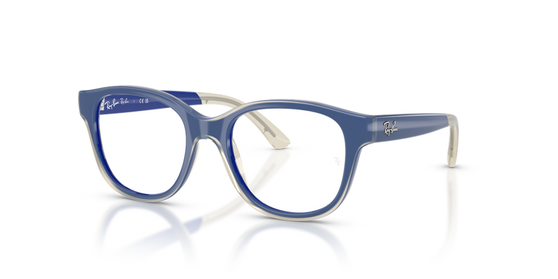 Ray-Ban Youth 0RY1950 in Blue On Transparent - Alternate View
