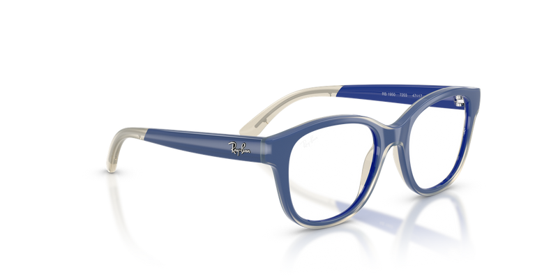 Ray-Ban Youth 0RY1950 in Blue On Transparent - Alternate View