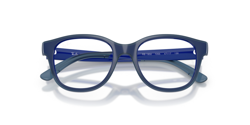 Ray-Ban Youth 0RY1950 in Blue On Transparent Blue - Alternate View