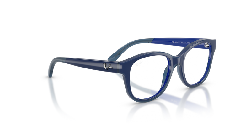 Ray-Ban Youth 0RY1950 in Blue On Transparent Blue - Alternate View