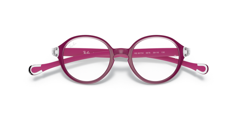 Ray-Ban Youth 0RY9075V in Transparent On Fuxia - Alternate View