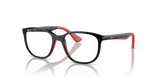 Black On Red / Clear (3928)