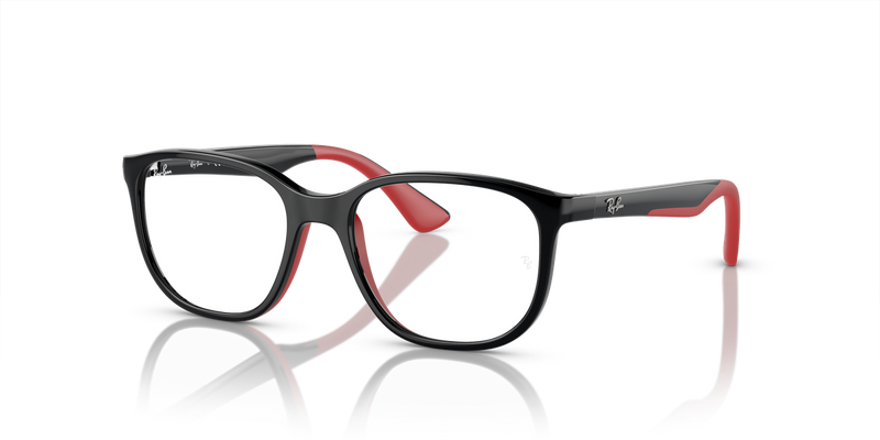 Ray-Ban Youth 0RY9078VF in Black On Red - Front View