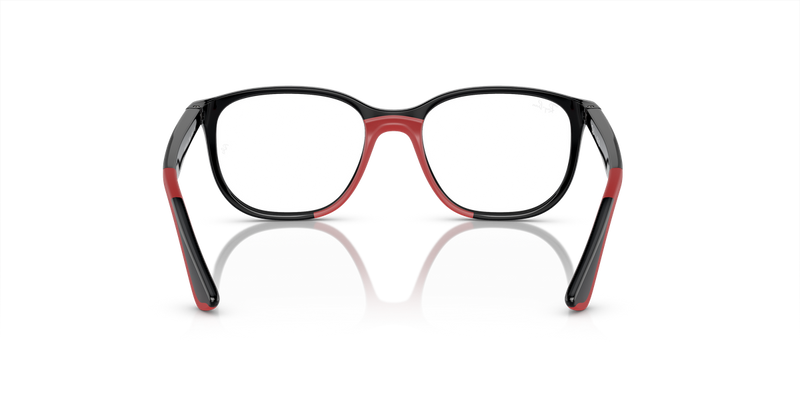 Ray-Ban Youth 0RY9078VF in Black On Red - Temple Detail