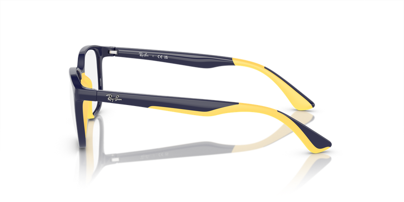 Ray-Ban Youth 0RY9078V in Dark Blue On Yellow - Back View