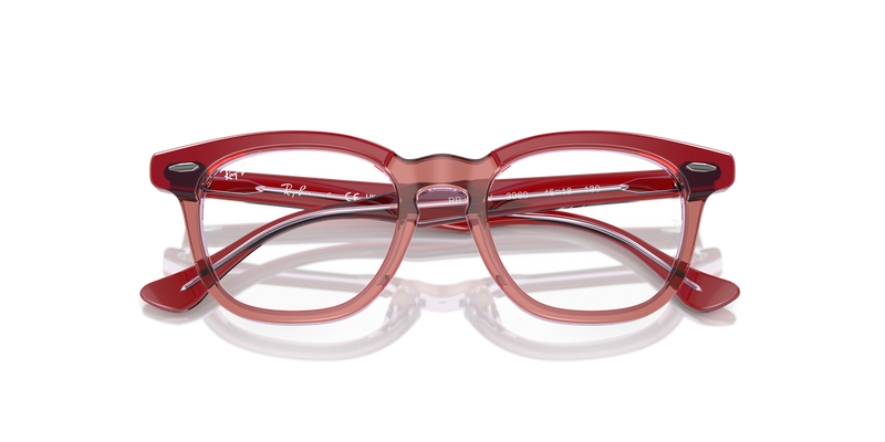 Ray-Ban Youth 0RY9098V in Top Red & Orange & Light Purple - Alternate View