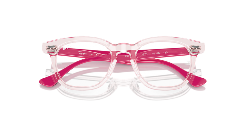 Ray-Ban Youth 0RY9098V in Transparent Pink - Alternate View