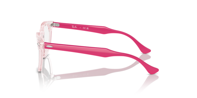 Ray-Ban Youth 0RY9098V in Transparent Pink - Alternate View