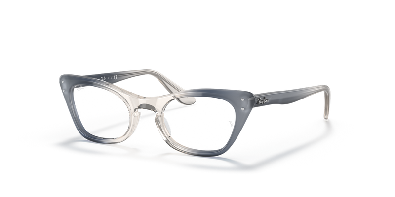 Ray-Ban Youth MISS BURBANK in Transparent Blue - Alternate View