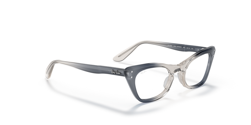 Ray-Ban Youth MISS BURBANK in Transparent Blue - Alternate View