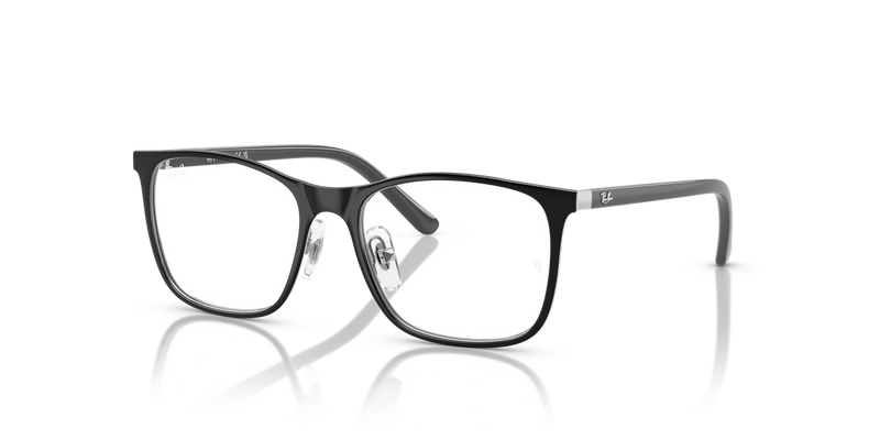 Ray-Ban Youth 0RY9551V in Black On Silver - Front View