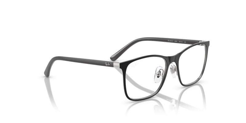 Ray-Ban Youth 0RY9551V in Black On Silver - Alternate View