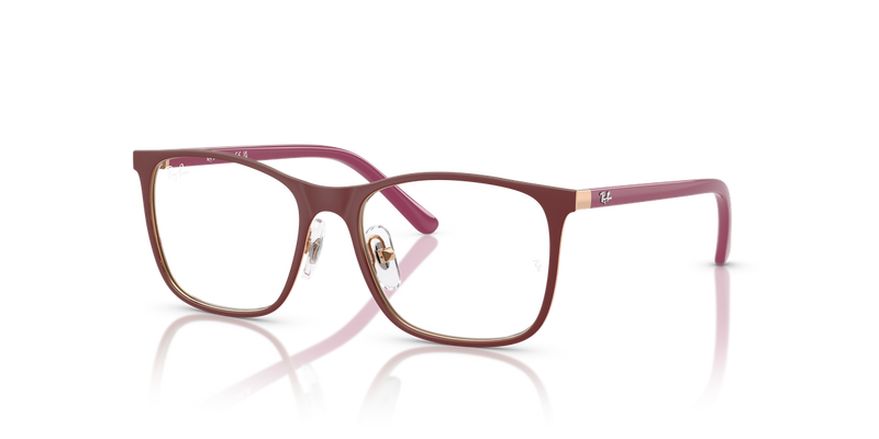 Ray-Ban Youth 0RY9551V in Bordeaux On Rose Gold - Alternate View