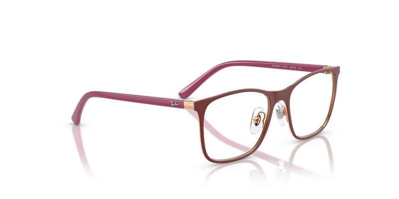 Ray-Ban Youth 0RY9551V in Bordeaux On Rose Gold - Alternate View