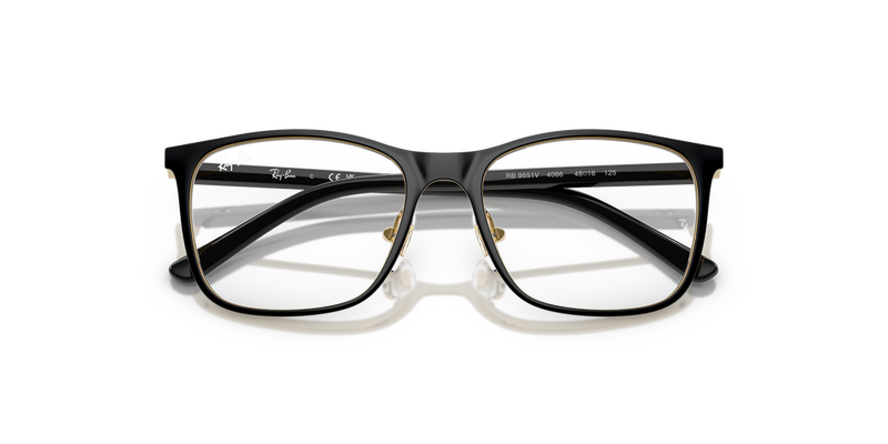 Ray-Ban Youth 0RY9551V in Black On Arista - Alternate View