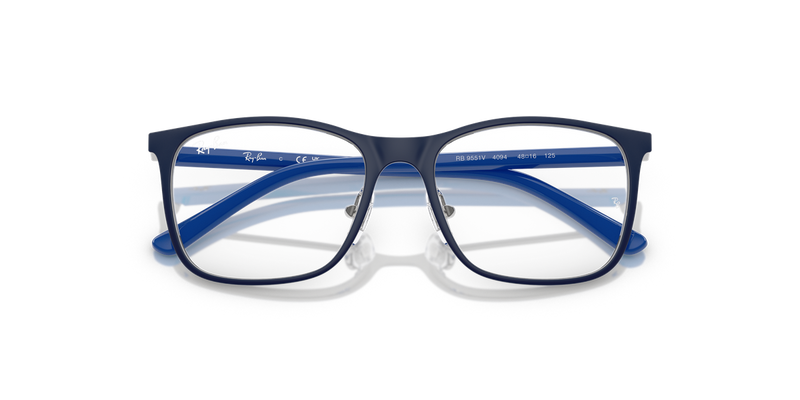 Ray-Ban Youth 0RY9551V in Blue On Silver - Alternate View
