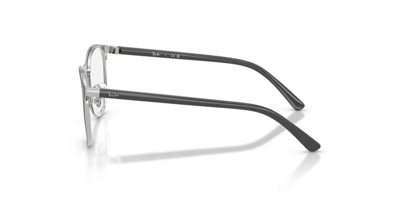 Ray-Ban Youth 0RY9552V in Black On Silver - Front View